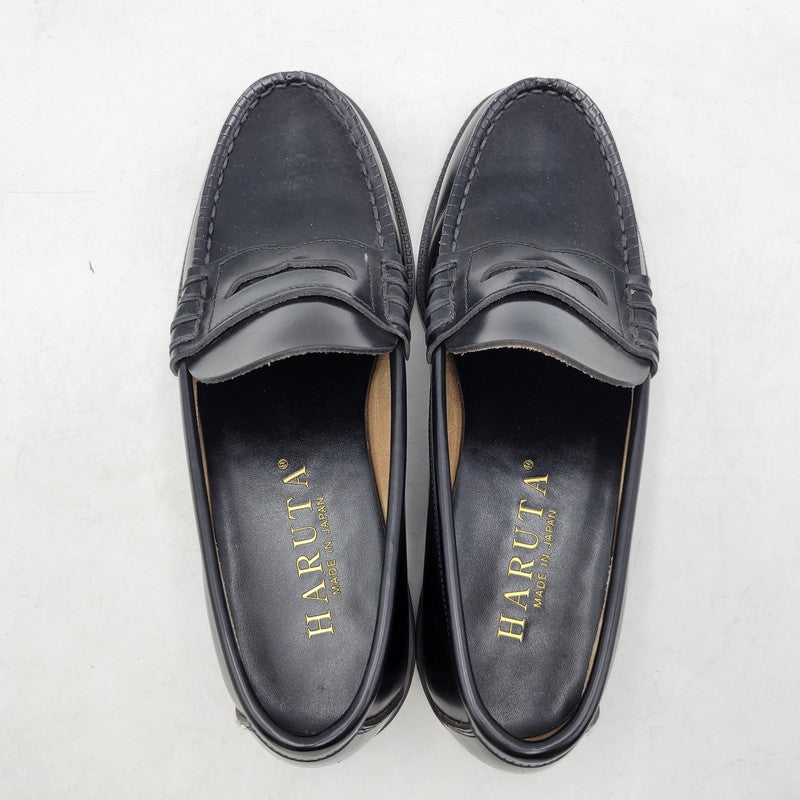 【中古品】【メンズ/レディース】  HARUTA ハルタ LOAFERS 906 ローファー シューズ 靴 164-250304-as-27-izu サイズ：26cm カラー：ブラック 万代Net店