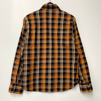 【中古品】【メンズ】  DELUXE WARE デラックスウエア LS HEAVY FLANNEL SHIRT ロングスリーブ ヘビーフランネルシャツ チェック 長袖 トップス 145-250303-as-10-izu サイズ：M カラー：マルチカラー 万代Net店