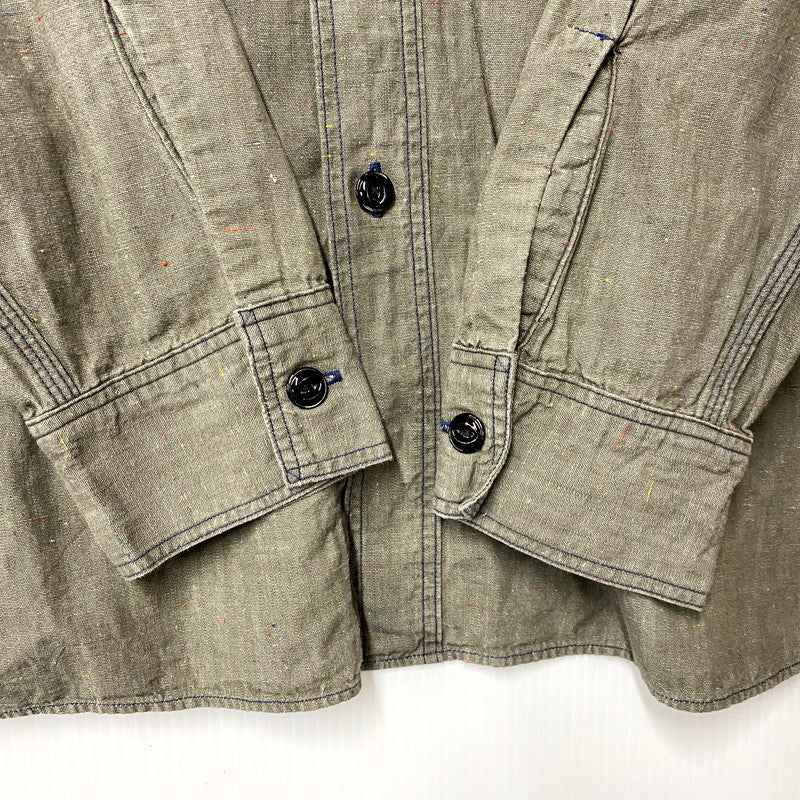 【中古品】【メンズ】  WAREHOUSE DUCK DIGGER ウエアハウス ダックディガー LS CHAMBRAY SHIRT ロングスリーブ シャンブレーシャツ 長袖 トップス 145-250303-as-11-izu サイズ：38 カラー：グレー系 万代Net店