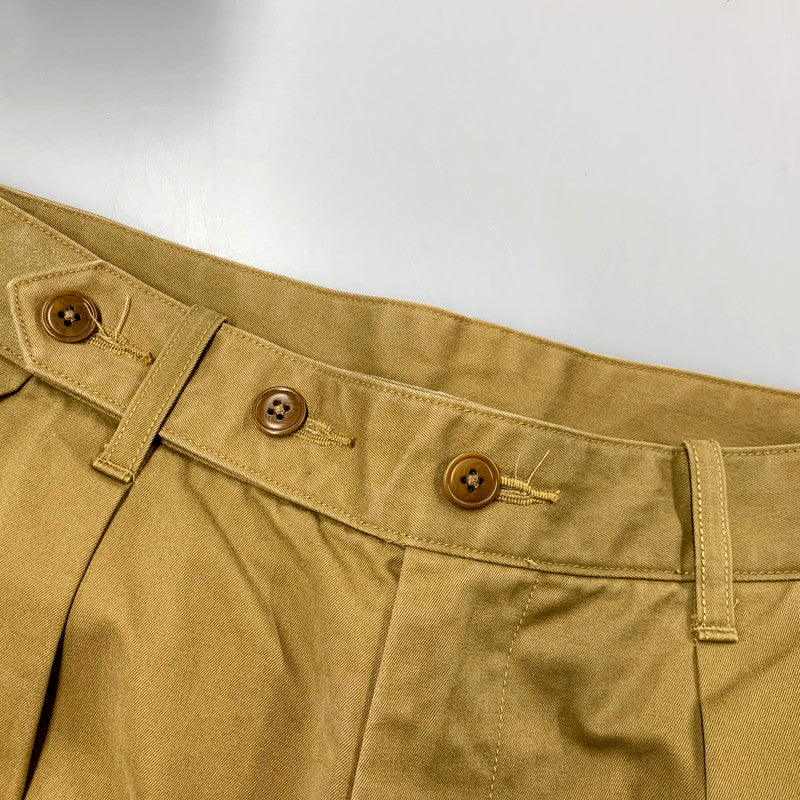 【中古品】【メンズ】  ULTERIOR アルテリア ULPT12-20C27U 備前1号 TWILL TUCK PANTS ツイルタックパンツ ボトムス パンツ 151-250307-ya-07-izu サイズ：3 カラー：ベージュ 万代Net店