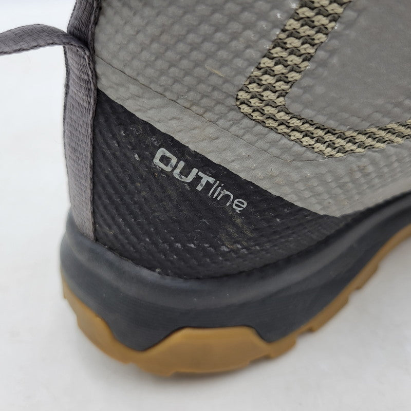 【中古品】【メンズ】  SALOMON サロモン OUTLINE MID GTX 413842 アウトライン ミッド ゴアテックス スニーカー シューズ 靴 165-250304-as-26-izu サイズ：27.5cm カラー：グレー 万代Net店