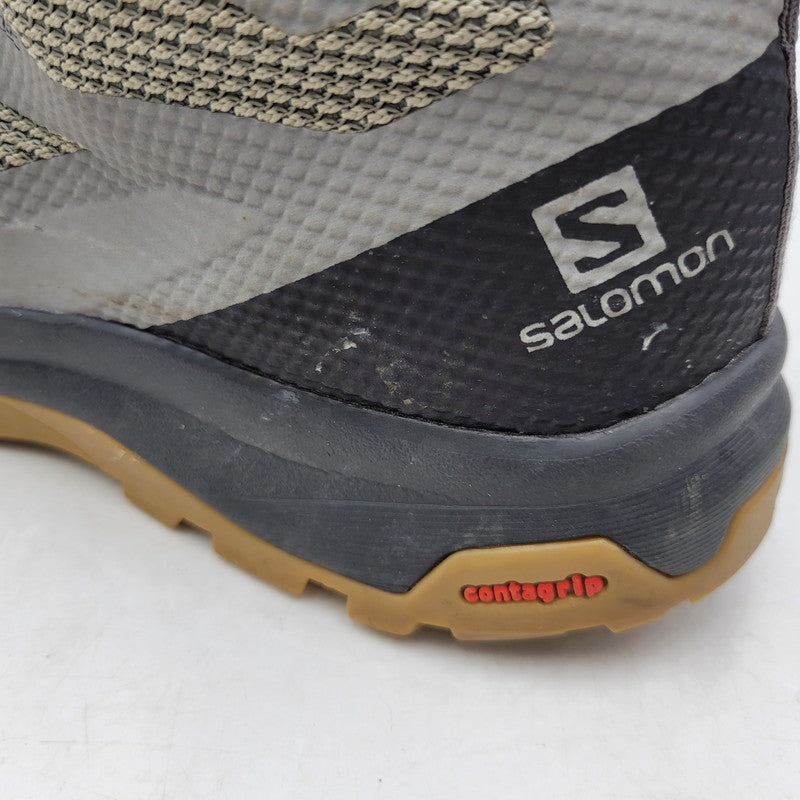 【中古品】【メンズ】  SALOMON サロモン OUTLINE MID GTX 413842 アウトライン ミッド ゴアテックス スニーカー シューズ 靴 165-250304-as-26-izu サイズ：27.5cm カラー：グレー 万代Net店