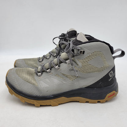 【中古品】【メンズ】  SALOMON サロモン OUTLINE MID GTX 413842 アウトライン ミッド ゴアテックス スニーカー シューズ 靴 165-250304-as-26-izu サイズ：27.5cm カラー：グレー 万代Net店