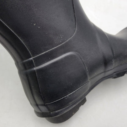 【中古品】【レディース】 HUNTER ハンター RAIN BOOTS レインブーツ シューズ 靴 167-250304-as-28-izu サイズ：US7 カラー：ブラック 万代Net店