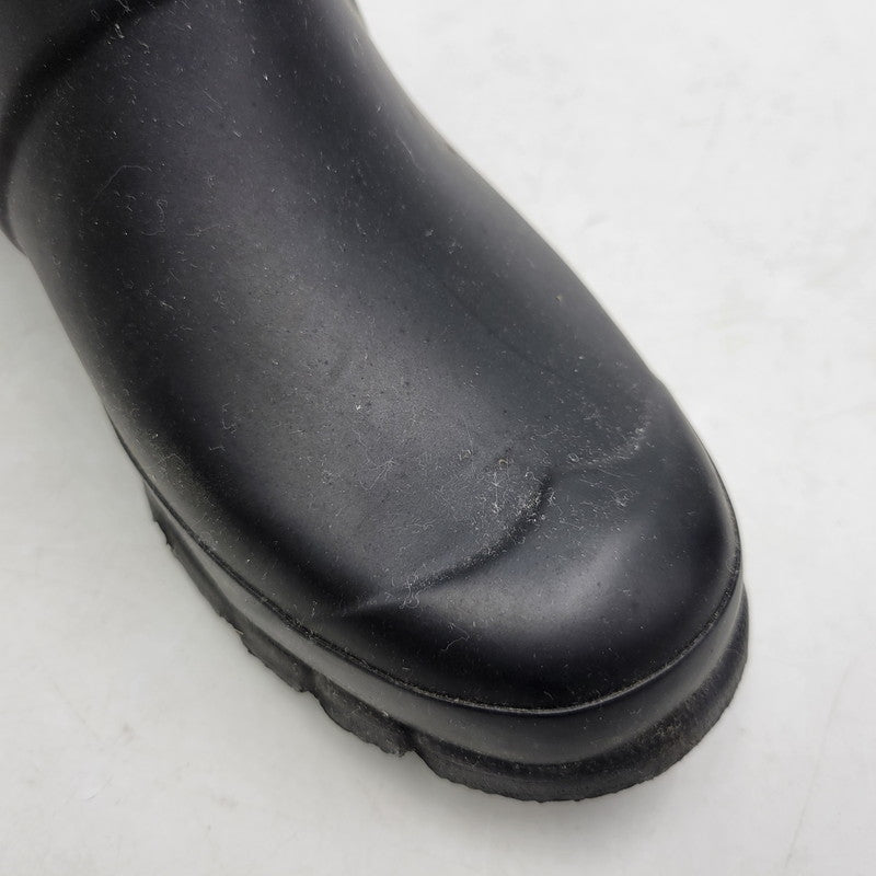 【中古品】【レディース】 HUNTER ハンター RAIN BOOTS レインブーツ シューズ 靴 167-250304-as-28-izu サイズ：US7 カラー：ブラック 万代Net店