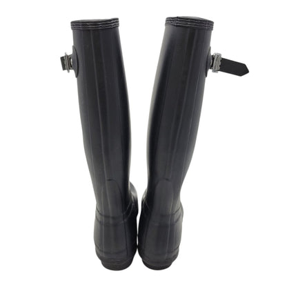 【中古品】【レディース】 HUNTER ハンター RAIN BOOTS レインブーツ シューズ 靴 167-250304-as-28-izu サイズ：US7 カラー：ブラック 万代Net店