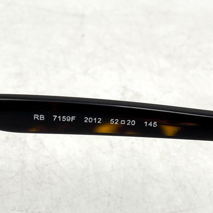 【中古品】【メンズ/レディース】 Ray-Ban レイバン OPTICS SUNGLASSES RB7159 オプティクス サングラス 203-250309-as-32-izu サイズ：52口20-145 カラー：ブラウン 万代Net店