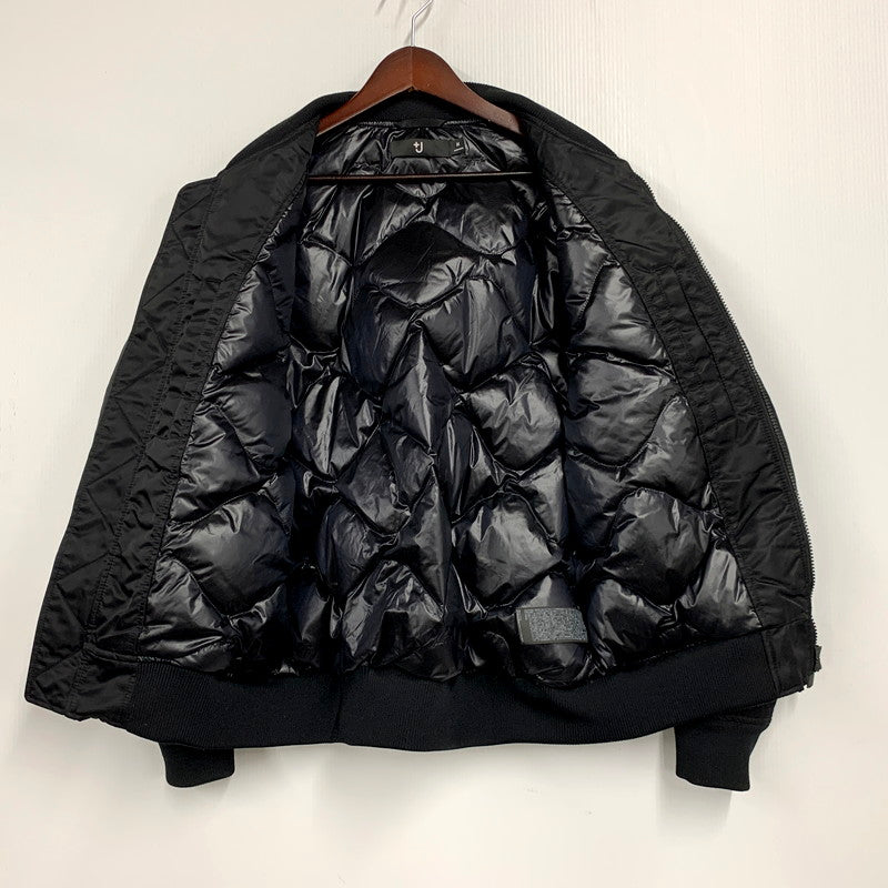 【中古品】【メンズ】 UNIQLO +J ユニクロ 311-445765 HYBRID DOWN ハイブリッドダウン MA-1 ダウン アウター 長袖  147-250307-ya-04-izu サイズ：M カラー：ブラック 万代Net店