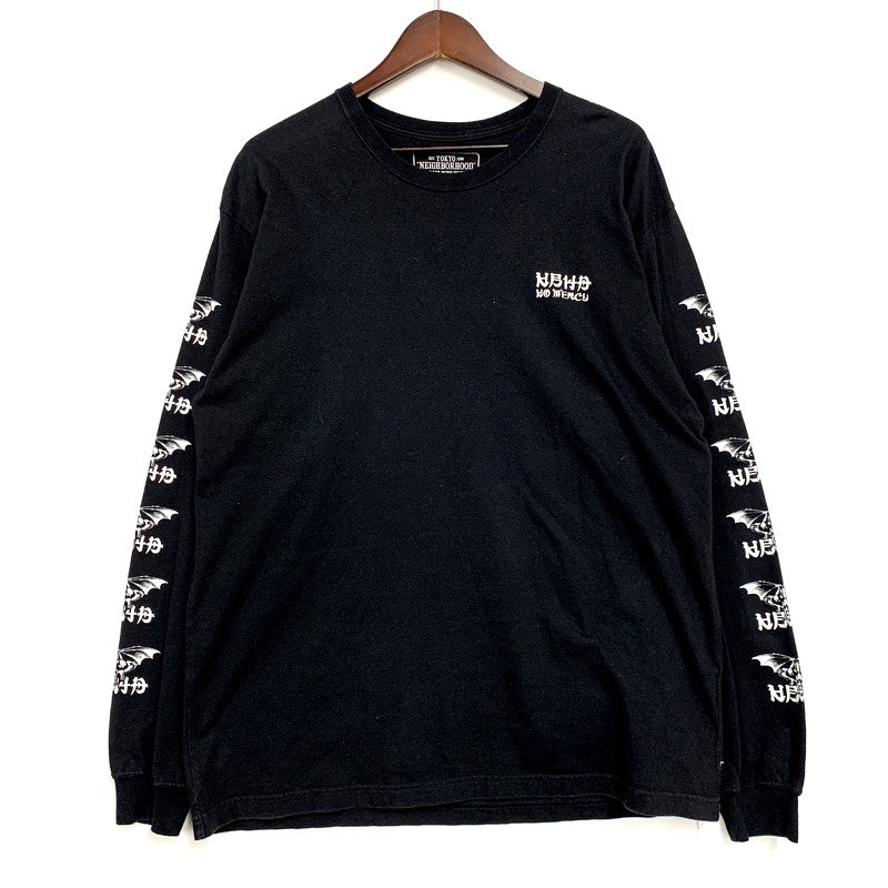 【中古品】【メンズ】 NEIGHBORHOOD ネイバーフッド NEIGHBORHOOD/19AW NO MERCY-2/C-TEE.LS ネイバーフッド トップス 長袖Ｔシャツ   142-250307-ya-02-izu サイズ：L カラー：ブラック 万代Net店