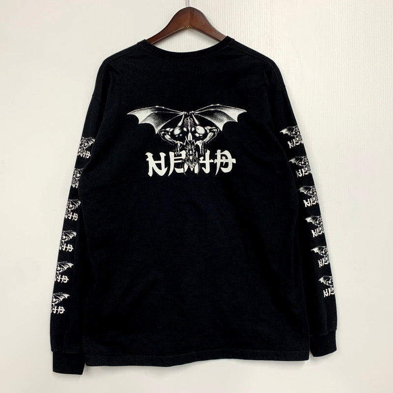 【中古品】【メンズ】 NEIGHBORHOOD ネイバーフッド NEIGHBORHOOD/19AW NO MERCY-2/C-TEE.LS ネイバーフッド トップス 長袖Ｔシャツ   142-250307-ya-02-izu サイズ：L カラー：ブラック 万代Net店