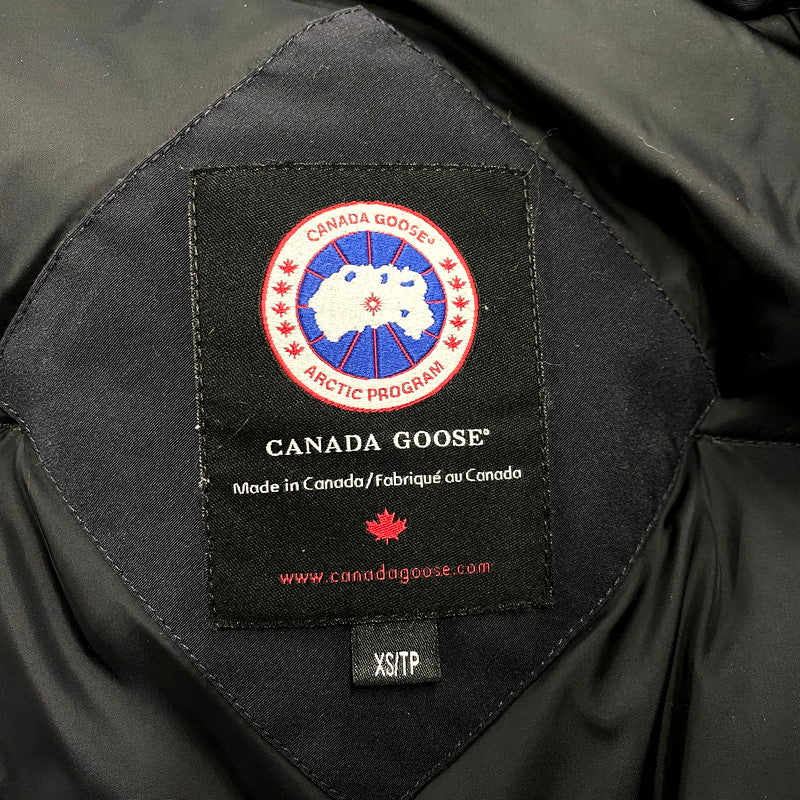 【現状渡し品】【メンズ】 CANADA GOOSE カナダグース ORFORD PARKA 3433JM オーフォード パーカ (株)グリフィン ジャケット アウター 141-250303-as-03-izu サイズ：XS カラー：ネイビー 万代Net店