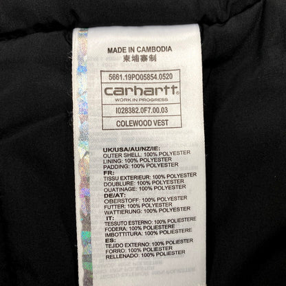 【中古品】【メンズ】  CARHARTT WIP カーハートダブリューアイピー COLEWOOD VEST I028382 コールウッドベスト 142-250303-as-04-izu サイズ：M カラー：グレー 万代Net店