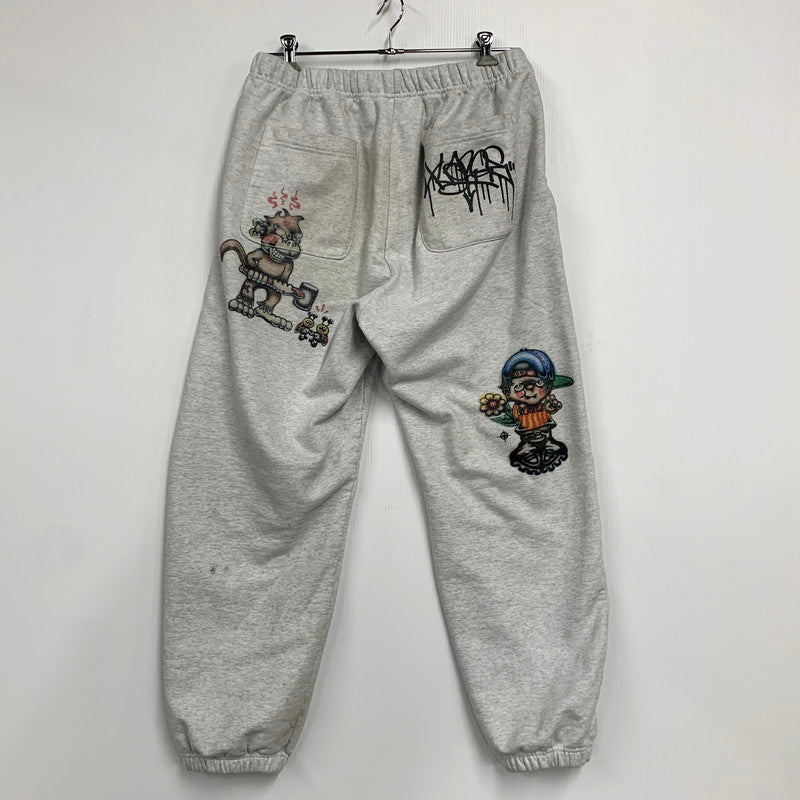 【中古品】【メンズ】  X-LARGE エクストララージ 101244031016 PAINTING SWEAT PANTS "ASH" ペインティング スウェット パンツ  アッシュ ボトムス パンツ 153-250307-ya-09-izu サイズ：XL カラー：グレ－ 万代Net店