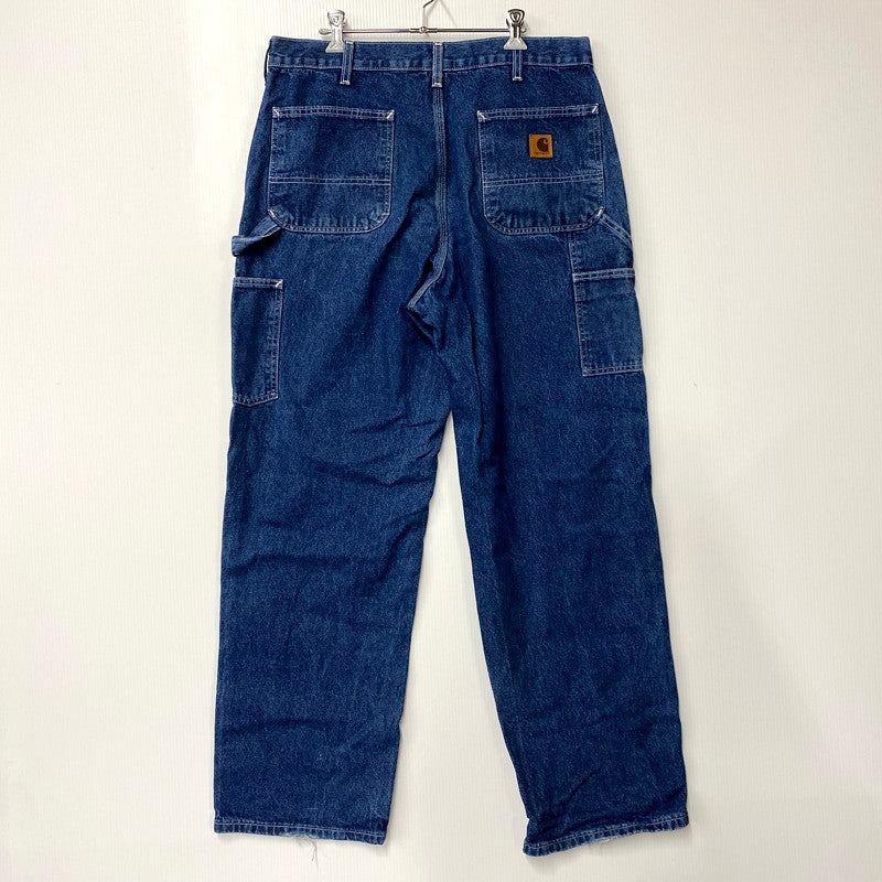 【中古品】【メンズ】 Carhartt カーハート LOOSE FIT WORK DUNGAREE B13 DST ルーズ フィット ワーク ダンガリー パンツ 2016年製 メキシコ製 ボトムス 157-250307-as-24-izu サイズ：36×32 カラー：インディゴ 万代Net店