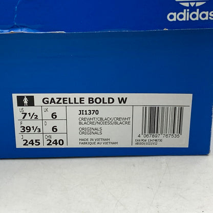 【中古品】【レディース】 adidas Originals アディダスオリジナルス GAZELLE BOLD W JI1370 ガゼルボールド W スニーカー シューズ 靴 166-250309-as-29-izu サイズ：24.5cm カラー：CREWHT/CBLACK/CREWHT 万代Net店