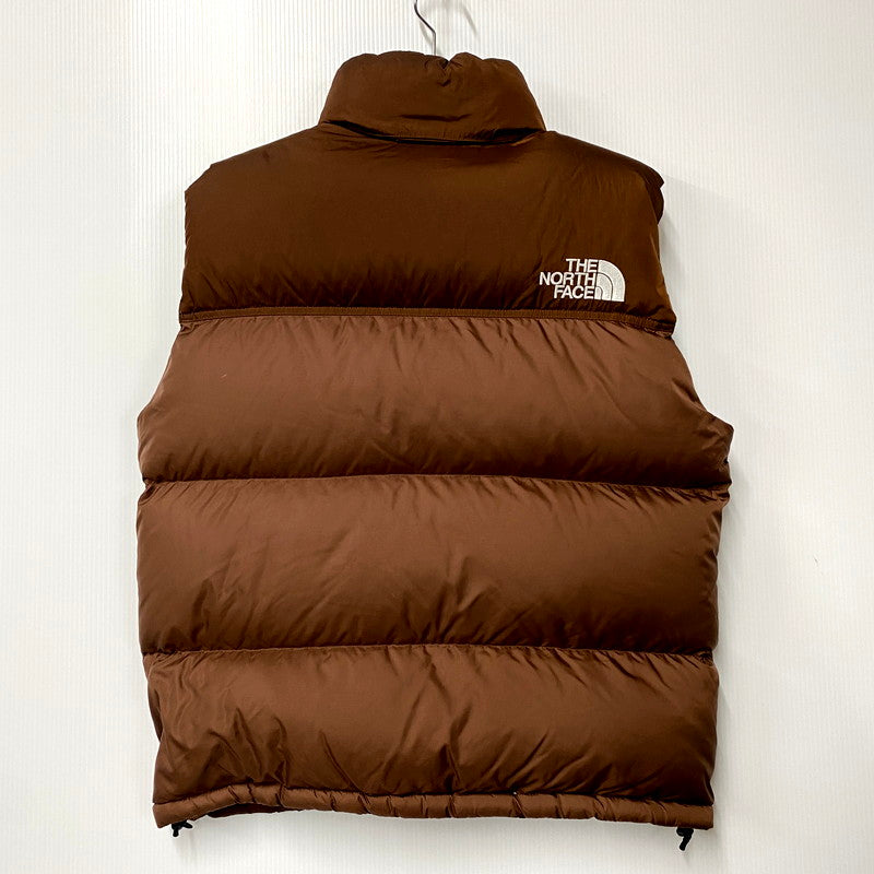 【中古品】【メンズ】 THE NORTH FACE ザ・ノースフェイス NUPTSE VEST ND92232 ヌプシベスト ダウンベスト アウター 144-250304-as-07-izu サイズ：M カラー：ブラウン 万代Net店