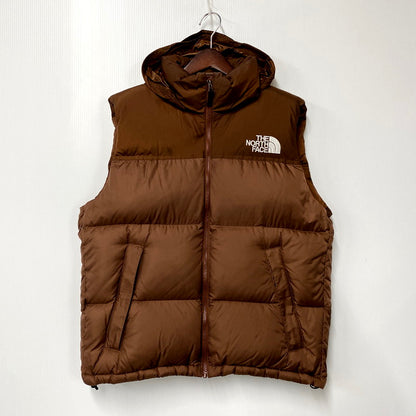 【中古品】【メンズ】 THE NORTH FACE ザ・ノースフェイス NUPTSE VEST ND92232 ヌプシベスト ダウンベスト アウター 144-250304-as-07-izu サイズ：M カラー：ブラウン 万代Net店