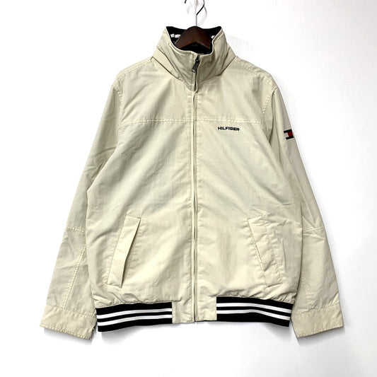 【中古品】【メンズ】 TOMMY HILFIGER トミーヒルフィガー REGATTA  JACKET 0867874795 レガッタジャケット アウター 147-250313-as-05-izu サイズ：L カラー：クリーム系 万代Net店