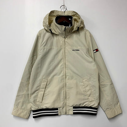 【中古品】【メンズ】 TOMMY HILFIGER トミーヒルフィガー REGATTA  JACKET 0867874795 レガッタジャケット アウター 147-250313-as-05-izu サイズ：L カラー：クリーム系 万代Net店