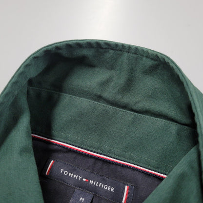 【中古美品】【メンズ】 TOMMY HILFIGER トミーヒルフィガー ブロッキングソリッドシャツ トップス シャツ 長袖 147-250310-km-08-izu サイズ：M カラー：マルチカラー 万代Net店