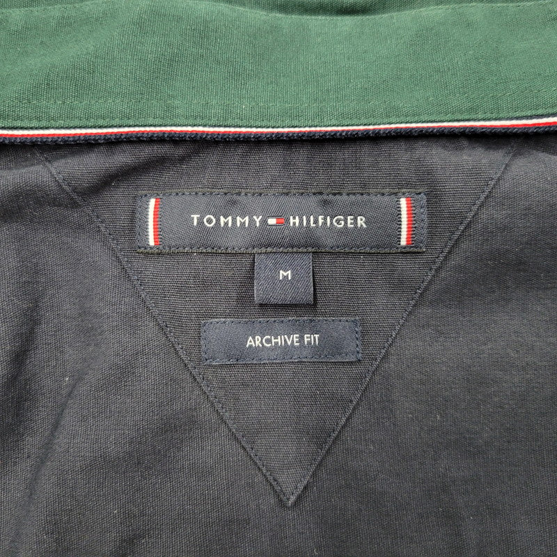 【中古美品】【メンズ】 TOMMY HILFIGER トミーヒルフィガー ブロッキングソリッドシャツ トップス シャツ 長袖 147-250310-km-08-izu サイズ：M カラー：マルチカラー 万代Net店