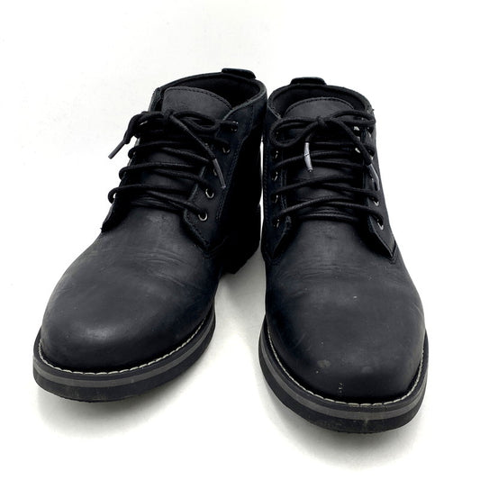 【中古品】【メンズ】 Timberland ティンバーランド CREST FIELD MID LACE UP WATERPROOF CHUKKA BOOTS TB1A43DC015 クレスト フィールド ミッド レースアップ ウォータープルーフ チャッカ ブーツ 靴 164-250304-as-17-izu サイズ：26.5cm カラー：ブラック 万代Net店