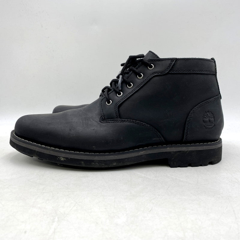 【中古品】【メンズ】 Timberland ティンバーランド CREST FIELD MID LACE UP WATERPROOF CHUKKA BOOTS TB1A43DC015 クレスト フィールド ミッド レースアップ ウォータープルーフ チャッカ ブーツ 靴 164-250304-as-17-izu サイズ：26.5cm カラー：ブラック 万代Net店