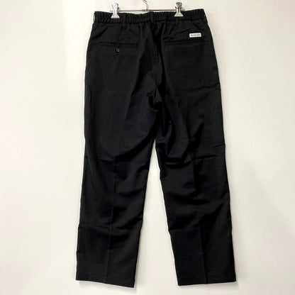 【中古品】【メンズ】  COOTIE PRODUCTIONS クーティープロダクションズ WOOL BLEND TROUSERS PANTS ウールブレンド トラウザーズ パンツ ボトムス 153-250304-as-12-izu サイズ：L カラー：ブラック 万代Net店