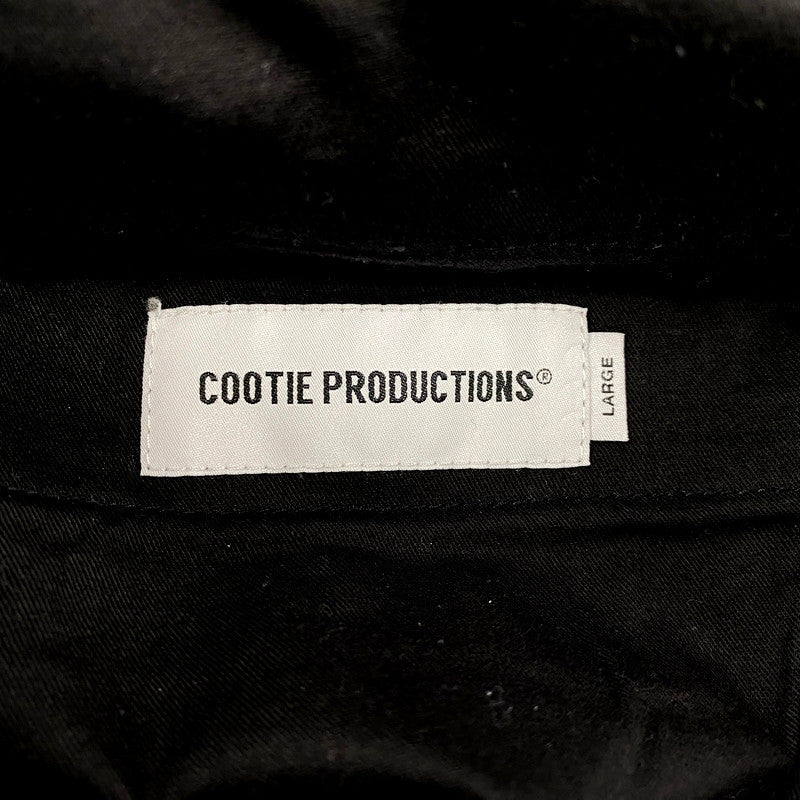 【中古品】【メンズ】  COOTIE PRODUCTIONS クーティープロダクションズ WOOL BLEND TROUSERS PANTS ウールブレンド トラウザーズ パンツ ボトムス 153-250304-as-12-izu サイズ：L カラー：ブラック 万代Net店