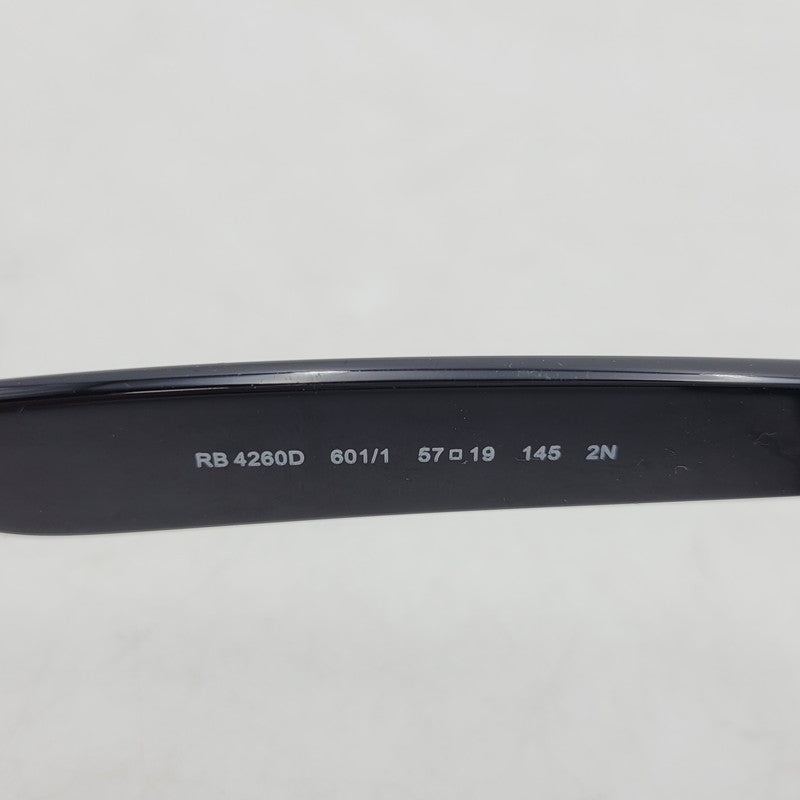 【中古品】【メンズ/レディース】 Ray-Ban レイバン SUNGLASSES RB4260D サングラス 203-250313-as-30-izu サイズ：57□19-145 カラー：ブラック 万代Net店