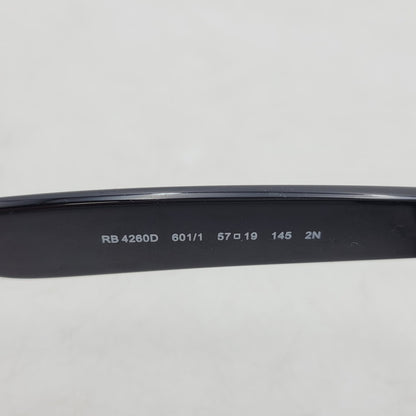 【中古品】【メンズ/レディース】 Ray-Ban レイバン SUNGLASSES RB4260D サングラス 203-250313-as-30-izu サイズ：57□19-145 カラー：ブラック 万代Net店