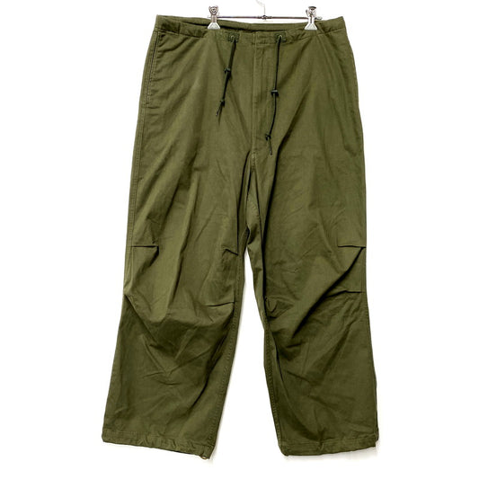 【中古美品】【メンズ】 BEAMS ビームス 22AW BRUSHED OVERPANTS 11-24-0026-803 ブラッシュ オーバーパンツ ボトムス 158-250312-as-11-izu サイズ：XL カラー：オリーブ 万代Net店