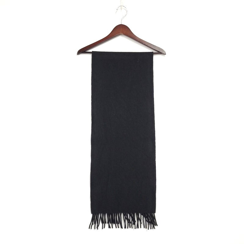 【中古品】【メンズ/レディース】 Vivienne Westwood ヴィヴィアンウエストウッド WOOL FRINGE MUFFLER ウール フリンジ マフラー 187-250313-as-28-izu カラー：ブラック 万代Net店