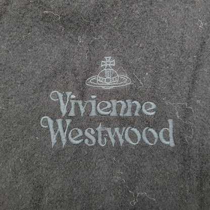 【中古品】【メンズ/レディース】 Vivienne Westwood ヴィヴィアンウエストウッド WOOL FRINGE MUFFLER ウール フリンジ マフラー 187-250313-as-28-izu カラー：ブラック 万代Net店