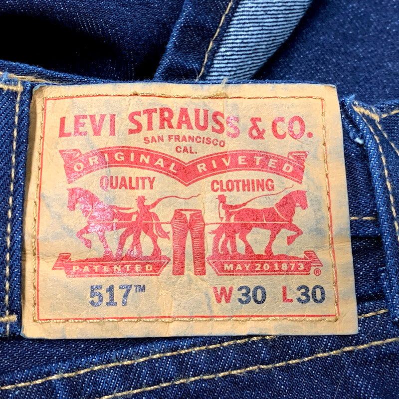 【中古美品】【メンズ】 Levi's リーバイス 00517-0216 ORIGINAL BOOT CUT DENIM PANTS リーバイス オリジナルブーツカットデニムパンツ ズボン ボトムス 158-250310-km-04-izu サイズ：30×30 カラー：インディゴ 万代Net店