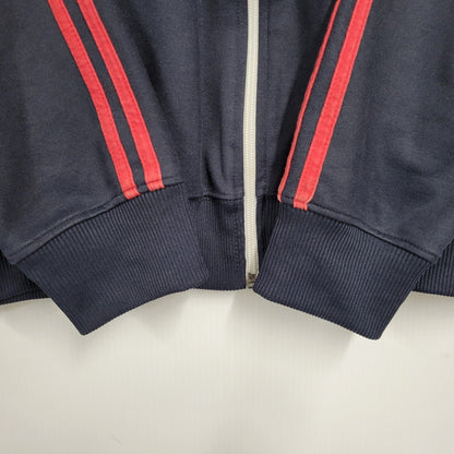 【中古品】【メンズ】 FRED PERRY フレッドペリー 80S TRACK JACKET J5327 トラックジャケット ポルトガル製 ジャージ ロゴ ワッペン アウター 141-250306-ay-05-izu サイズ：L カラー：ネイビー 万代Net店