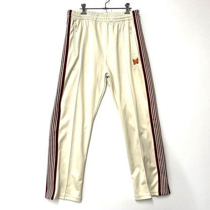 【中古品】【メンズ】 Needles ニードルス TRACK PANTS-POLY SMOOTH FK192 トラックパンツ ボトムス 151-250304-as-08-izu サイズ：L カラー：ホワイト系 万代Net店