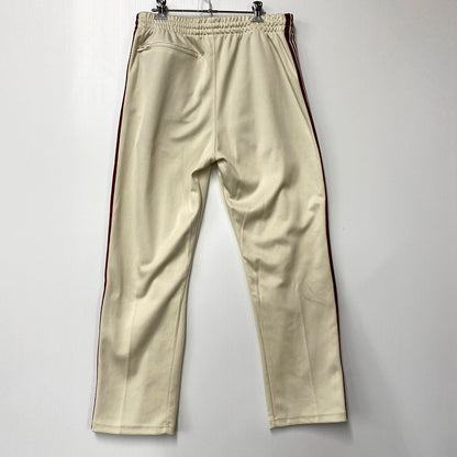 【中古品】【メンズ】 Needles ニードルス TRACK PANTS-POLY SMOOTH FK192 トラックパンツ ボトムス 151-250304-as-08-izu サイズ：L カラー：ホワイト系 万代Net店