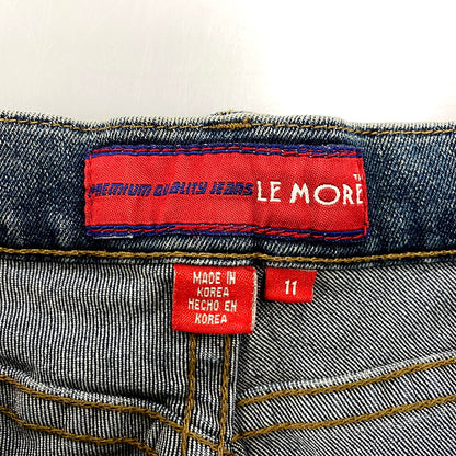 【中古品】【メンズ】  LE MORE リモア DESIGN FLARE DENIM PANTS デザイン フレア デニムパンツ ジーンズ ボトムス 157-250304-as-10-izu サイズ：11 カラー：インディゴ 万代Net店