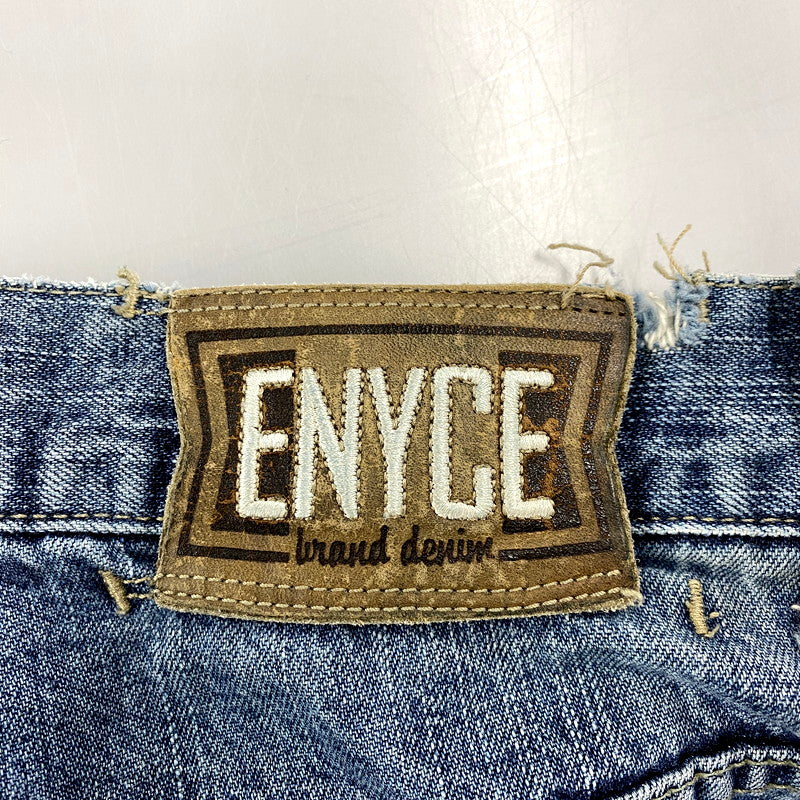 【現状渡し品】【メンズ】 enyce エニーチェ 90-00S PATCHWORK WIDE DENIM PANTS パッチワーク ワイドデニムパンツ ジーンズ ボトムス 157-250304-as-11-izu サイズ：38 カラー：インディゴ 万代Net店