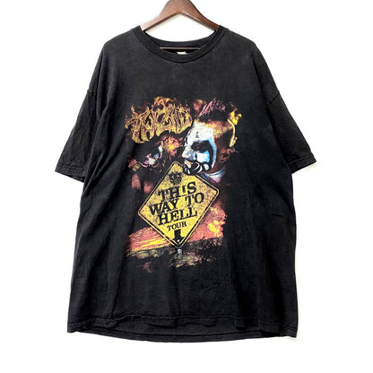 【中古品】【メンズ】  ALSTYLE TWIZTID 2014 THIS WAY TO HELL TOUR TEE ツイズティッド ツアー Tシャツ 半袖 トップス 146-250307-as-27-izu サイズ：2XL カラー：ブラック 万代Net店