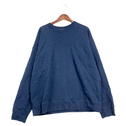 【中古品】【メンズ】 GOLD ゴールド GL68877 22AW CREW NECK SWEAT SHIRT クルーネック スウェットシャツ トップス トレーナー 長袖 145-250310-km-03-izu サイズ：Ｌ カラー：ネイビー 万代Net店