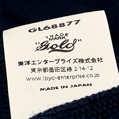 【中古品】【メンズ】 GOLD ゴールド GL68877 22AW CREW NECK SWEAT SHIRT クルーネック スウェットシャツ トップス トレーナー 長袖 145-250310-km-03-izu サイズ：Ｌ カラー：ネイビー 万代Net店