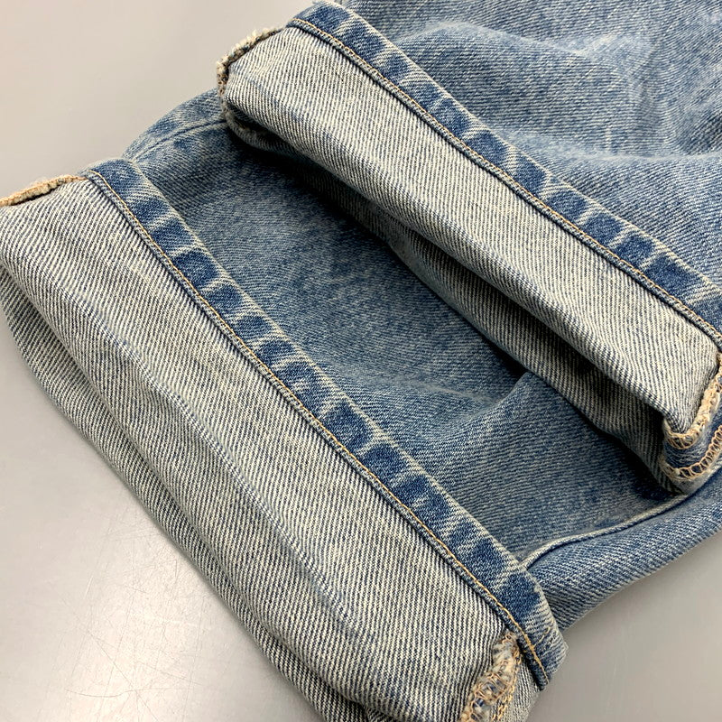 【中古品】【メンズ】 GOLD ゴールド GL41981A H 14OZ. DENIM 5POCKET WIDE PANTS デニム5ポケットワイドパンツ ズボン ボトムス 156-250310-ma-01-izu サイズ：M カラー：ライトインディゴ 万代Net店