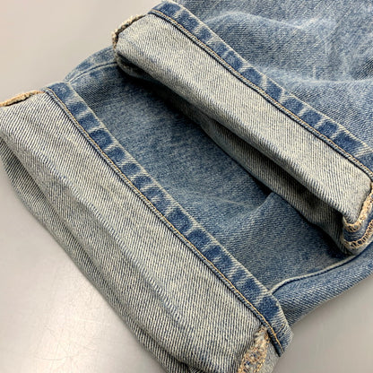 【中古品】【メンズ】 GOLD ゴールド GL41981A H 14OZ. DENIM 5POCKET WIDE PANTS デニム5ポケットワイドパンツ ズボン ボトムス 156-250310-ma-01-izu サイズ：M カラー：ライトインディゴ 万代Net店