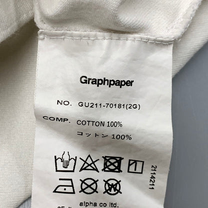 【中古品】【メンズ】  GRAPHPAPER グラフペーパー × HAJIME SORAYAMA 空山基 JESSY S/S TEE GU211-70181 ジェシー ショートスリーブ Tシャツ 半袖 トップス 140-250307-as-10-izu サイズ：2 カラー：ホワイト 万代Net店