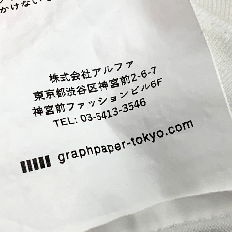 【中古品】【メンズ】  GRAPHPAPER グラフペーパー × HAJIME SORAYAMA 空山基 JESSY S/S TEE GU211-70181 ジェシー ショートスリーブ Tシャツ 半袖 トップス 140-250307-as-10-izu サイズ：2 カラー：ホワイト 万代Net店