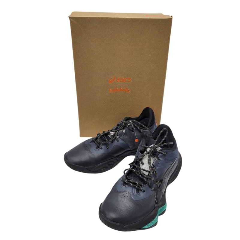 【中古品】【メンズ】 asics アシックス × BALLAHOLIC ボーラホリック NOVA SURGE LOW 1061A050 ノヴァ サージ ロー スニーカー シューズ 靴 162-250305-as-01-izu サイズ：26.5cm カラー：MIDNIGHT/AURORA GREEN 万代Net店