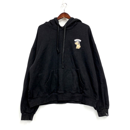 【中古品】【メンズ】  NASTY DOG ナスティードッグ HOODED SWEATSHIRT フーデッドスウェットシャツ トップス 長袖 142-250307-ya-11-izu サイズ：2 カラー：ブラック 万代Net店