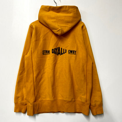 【中古品】【メンズ】 HUMAN MADE ヒューマンメード PIZZA HOODIE パーカー スウェット ロゴ 長袖 トップス 142-250306-ay-11-izu サイズ：L カラー：イエロー系 万代Net店